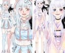IRIAM用の立ち絵描きます 色々なテイストで描けますのでお気軽に相談してね。 イメージ4
