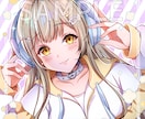 ポジティブ可愛い1枚絵制作します vtuber用立ち絵、一枚絵、アイコンなどなんでもOK！ イメージ3