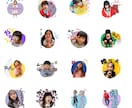 ママ・パパ必見！オリジナルLINEスタンプ作ります お持ちの写真データから、楽しく使える可愛いスタンプを制作！ イメージ2
