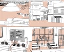 漫画(クリスタ)の背景用3Dモデルを制作します 3Dモデルで漫画・イラストの背景作画の時短・効率化に! イメージ1