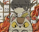 ゆるい和風なアイコン用イラスト描きます どこか和風、かつゆるい感じのバストアップアイコンを描きます。 イメージ4