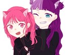 なんだかかわいいアイコン描かせていただきます かわいい女の子、男の子いかがですか？ イメージ4