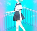 SNSアイコン、ヘッダー描きます 明るく鮮やかなイラストを描いています。 イメージ2