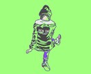 服を着た人物画描きます キャラクターに好きな服着させてあげよう イメージ2