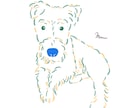 あなたにとって大切な我が子を描きます 愛犬をカラフルでお洒落にイラスト化したいあなたへ イメージ3