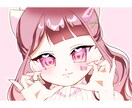 ぎゅっ♡とかわいい胸上1枚絵描きます ちゅるちゅるおめめであなたを“魅”せます！ イメージ2