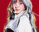 油絵風似顔絵お描きします SNS用アイコンにも使用可！似顔絵を頼むのは高いなという方！ イメージ1
