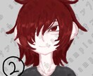 ダーク感のあるイラスト、アイコン作成します 選べる絵柄！等身高め〜ちびキャラまで イメージ3
