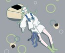 印象に残るポップなイラストを作成します 迅速かつ丁寧にお描きします。ご安心してお任せください。 イメージ2