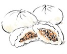 筆ペンでいろいろかきます 筆ペンと水彩で味のある絵や文字をおかきします イメージ3
