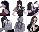 オリジナルアイコン描きます 落ち着いた雰囲気の絵が得意です♪ イメージ2