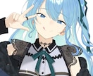 かっこかわいいイラストを制作します シャープでパキッとした色使いをよくします。 イメージ1