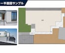 外構業者様の外構図面・パース作成を代行します プラン確定済限定｜カラー平面図＋3Dパースを10,000円 イメージ3