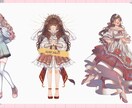 商用可＊オリジナル立ち絵・イラストを制作します 可愛いかつ個性のあるイラスト（立ち絵・ミニキャラ）を描きます イメージ5