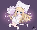 4等身の可愛い女の子キャラのイラスト描きます 背景なし、カラーイラスト、女の子キャラ限定、料金2万円〜 イメージ1