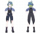フルスクラッチ3Dモデル制作いたします VTuber活動などにお使いいただけます！ イメージ3