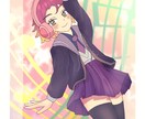 キャラクターの一枚絵を描きます 美しい光に包まれたキャラクターを、あなた好みの絵柄で。 イメージ3