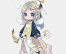 デフォルメイラストお描きします こだわりの衣装•装飾おまかせください* イメージ3