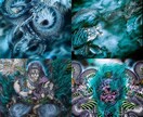 animal art承ります 動物など様々なアートをお描きします イメージ1