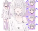 立ち絵作成などお仕立ていたします 筆が早いので最短1日でお渡し出来ます イメージ3