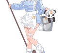キャラデザ/その他イラスト製作承ります キャラデザや立ち絵/一枚絵のイラスト製作を募集してます！ イメージ2