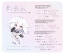 柔らかくてかわいいミニキャラ・SDキャラを描きます 瞬きGIFも承ります！細かい書き込みがテーマ イメージ2