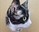 アクリル絵の具でペットの似顔絵を手描き作成します 犬・猫のクラフト紙をベースにリアルで温かみのある絵です イメージ3