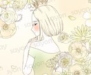 商用利用可・完成品の手描きイラストを販売しています ダウンロードするだけ/ウエディングフラワー/アイコン イメージ4