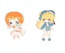 可愛いミニキャラ(SD・デフォルメ)描きます 商用利用やキャラデザOK！アイコンやグッズなどに！！ イメージ6