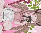 イラスト・アイコンを制作します 可愛い女の子を得意としています イメージ3