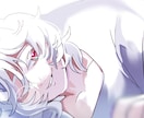 アニメ塗りの1枚絵イラストを制作します かわいい女の子、男の子のキャラクターの1枚絵を制作します。 イメージ3