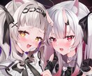 様々な用途にあったイラストを描きます 配信用/1枚絵/立ち絵/サムネイル/SNSアイコン 等 イメージ1
