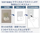 手や矢印など含めたテクニカルイラスト作成します 別々の写真や画像からでも合わせた線画を作成します！ イメージ1