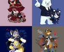 個性的なキャラクターの作成とドット絵の依頼承ります 人間からモンスターまで！全身絵はもちろん背中や表情なども イメージ9
