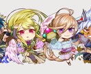 デフォルメイラスト、SDキャラクター制作します オリジナルキャラクターのグッズ制作用などに イメージ1