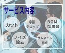 YouTube編集代行承ります お客様の視点で動画編集をいたします！ イメージ2
