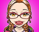 デフォルメ似顔絵のSNSアイコン作成ます 可愛い感じから似顔絵デフォルメのアイコン作成をします。 イメージ3