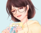 アイコン/サムネ/歌ってみたMV用イラスト描きます 商用利用可能！キレイ～カッコイイ系のイラストはおまかせを！ イメージ4