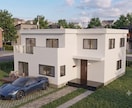 住宅の外観・外構パースを作成します 建物の価値を上げる外観デザインは私に任せてください！！ イメージ2