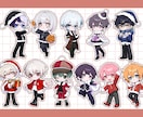 かわいいデフォルメイラスト描きます 3等身~1.5等身のデフォルメキャラクターイラスト イメージ6
