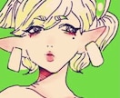 オリキャラ、アイコンイラスト描きます 主の練習なども兼ねているため低価格で承ります! イメージ4