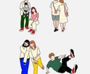 POPでゆる〜いアイコン描きます アイコン/似顔絵/ビジネス/ブログ/名刺などに！ イメージ2