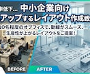 中小企業向けの効率アップするレイアウト作成致します ～10名程度のオフィスで、効率が上がるレイアウトをご提案 イメージ1
