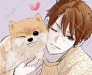 かっこいい/可愛い　男性キャラのイラストを描きます アイコン用のイケメンのお顔アップイラストを制作します イメージ9