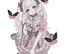 厚塗りで可愛い女の子のイラストを描きます アイコン、グッズ、サムネなど✧︎*（最初の3名様の価格です） イメージ7