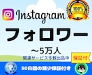 Instagramフォロワー★インスタを宣伝します インスタフォロワー5,000人から！ イメージ1