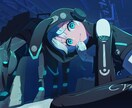 一枚絵やアイコンなどのイラストを制作いたします 配色が得意なので、様々なカラーリングが可能です。 イメージ2