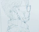 あなただけのオリジナル似顔絵描きます どこか味のある不思議なタッチで描きます。 イメージ3