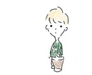 SNSなどの自分だけのアイコンなど描きます まったりとしたシンプルなデザインを得意としてます。 イメージ2