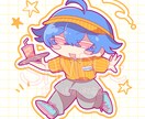 ポップなデフォルメイラストを描きます グッズ作成などに向いたデフォルメキャラクターを描きます。 イメージ2
